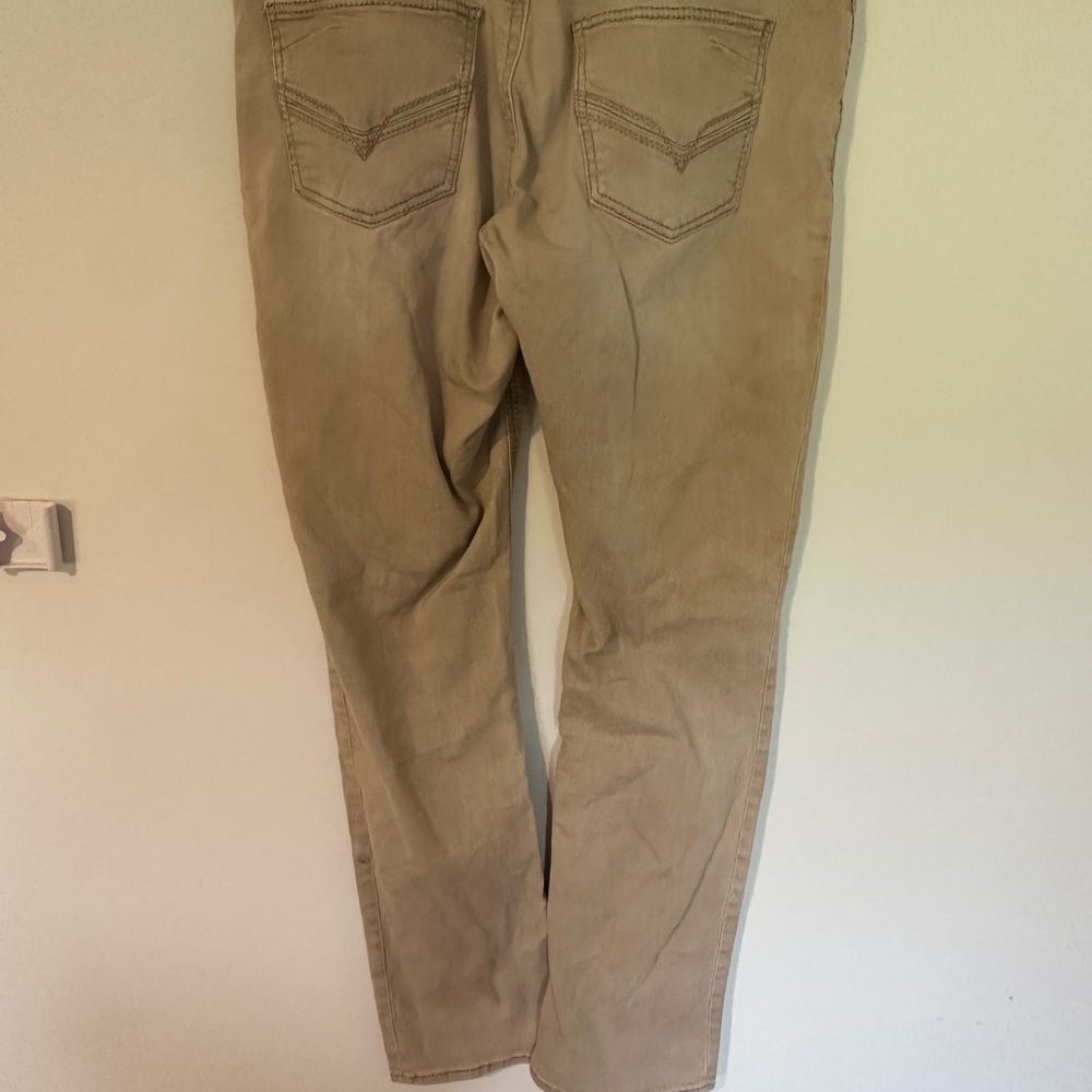 BKE Jack Straight Leg Jeans Tan Size 36 X 34 - Picture 6 of 10